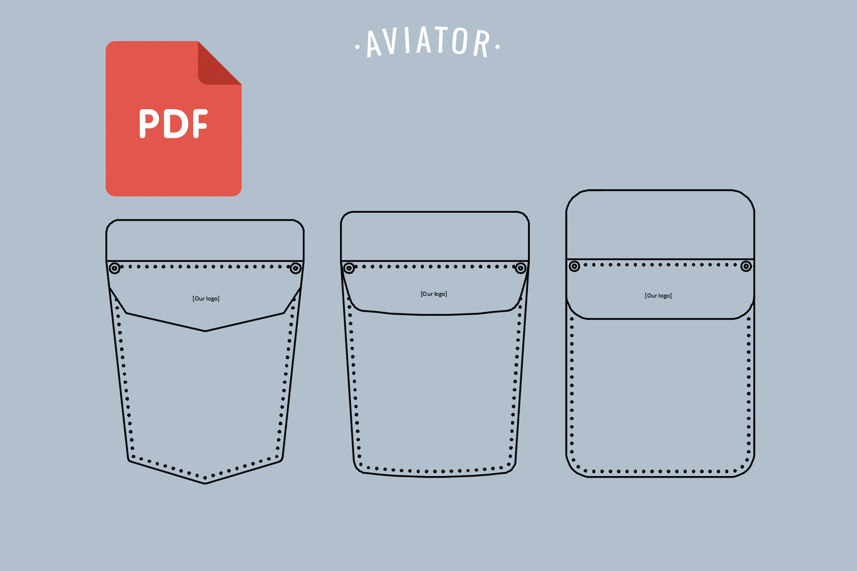 PDF Pocket Protector 3 Designs - Template - Tools Holder - Pocket ...