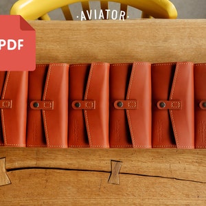 Carteira Empresarial PDF - Modelo - Carteira Clutch de Couro - Carteira Longa - Padrão 25