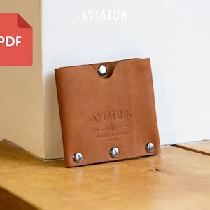 PDF Mini Cardholder Wallet 3 (holniten) - Template - Simple Wallet - Kartenmappe PDF - Schnittmuster 76