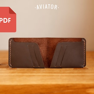 Cartera de tarjeta plegable PDF - Plantilla - Cartera simple - Cartera de tarjeta PDF - Cartera plegable - Cartera vertical - Patrón 27