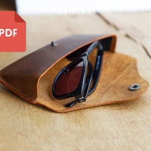 Custodia per occhiali PDF 3 (custodia di recupero Ray-Ban) - Modello - Regalo per uomo - donna - Custodia per occhiali da sole - Custodia per occhiali - Modello 33