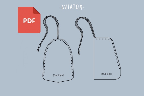 PDF Key Holder Bell 1-2 Template Leather Key Case Key Pouch Key Bag  Keys Cover Pattern 96