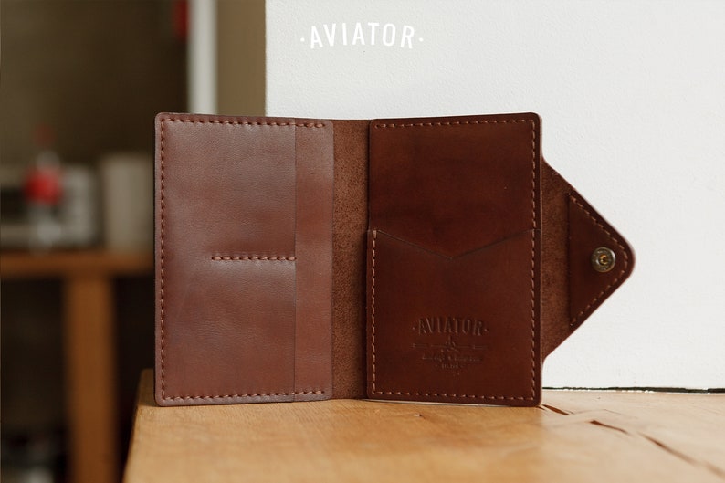 PDF Passport Wallet Template Long Wallet Pattern Travel Wallet Card