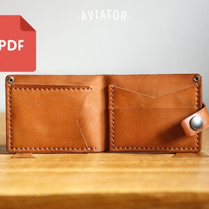 PDF Billetera Bifold Con Monedas 2 - Plantilla - Billetera Simple - Billetera Tarjetas PDF - Billetera Bifold - Patrón 91