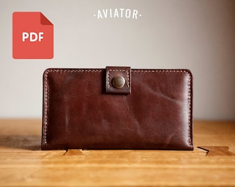 PDF Cartera Empresarial 5 - Plantilla - Cartera Clutch de Piel - Patrón 54