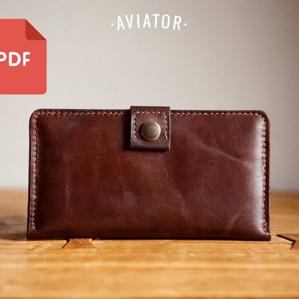 PDF Business Wallet 5 - Template - Leather Clutch Wallet - Pattern 54