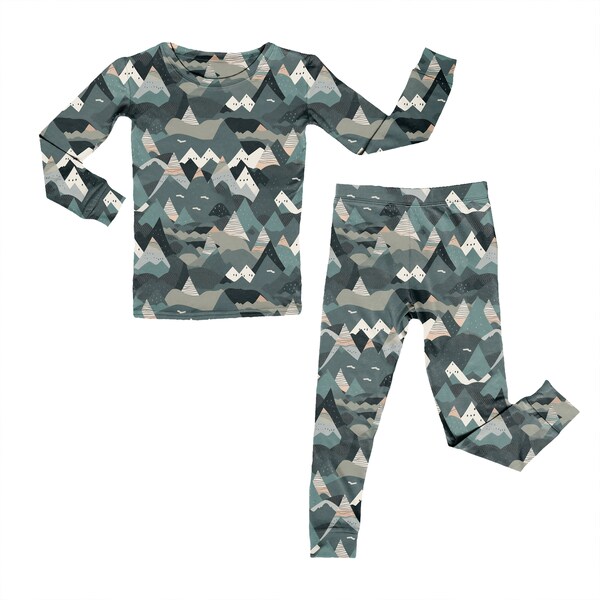 Alpine Adventures | Organic Bamboo Child/Toddler Two-Piece Sets: Soft & Sustainable