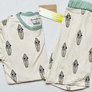 Board Buddies Boys Bamboo Shorts Sleepwear Set
