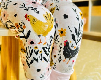 Pijama de bambú para niñas pequeñas Pretty Little Peeps Pijama de princesa para niñas Pijama de bambú para niñas pequeñas