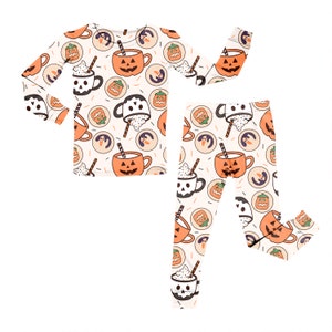 Halloween Cookies: Super Soft Bamboo Eco-Friendly Bamboo Viscose Toddler, Kids and Baby Pajamas Sets/Rompers