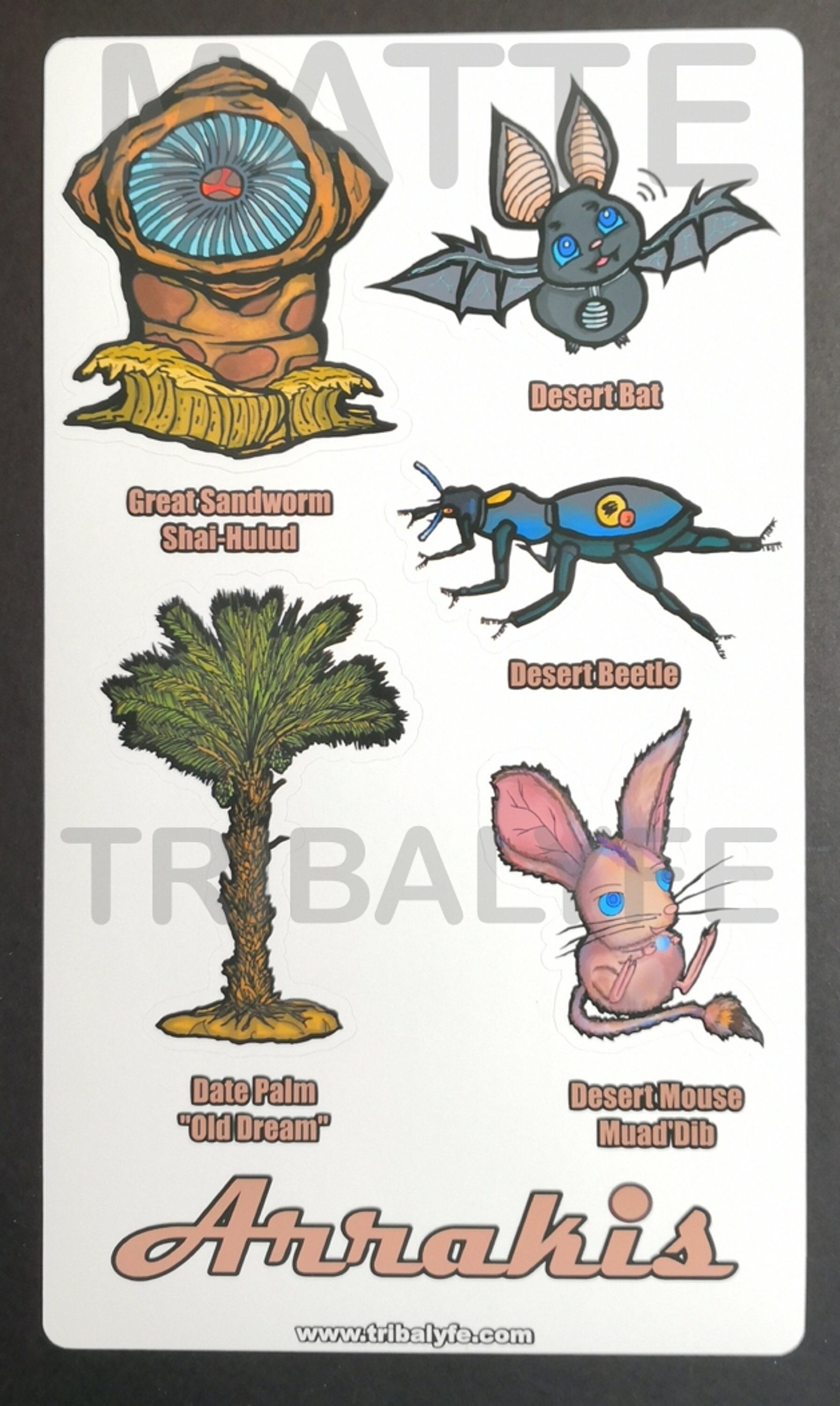 Fremen Vinyl Sticker Sheet - Dune Chibi / Anime Art – Tribalyfe