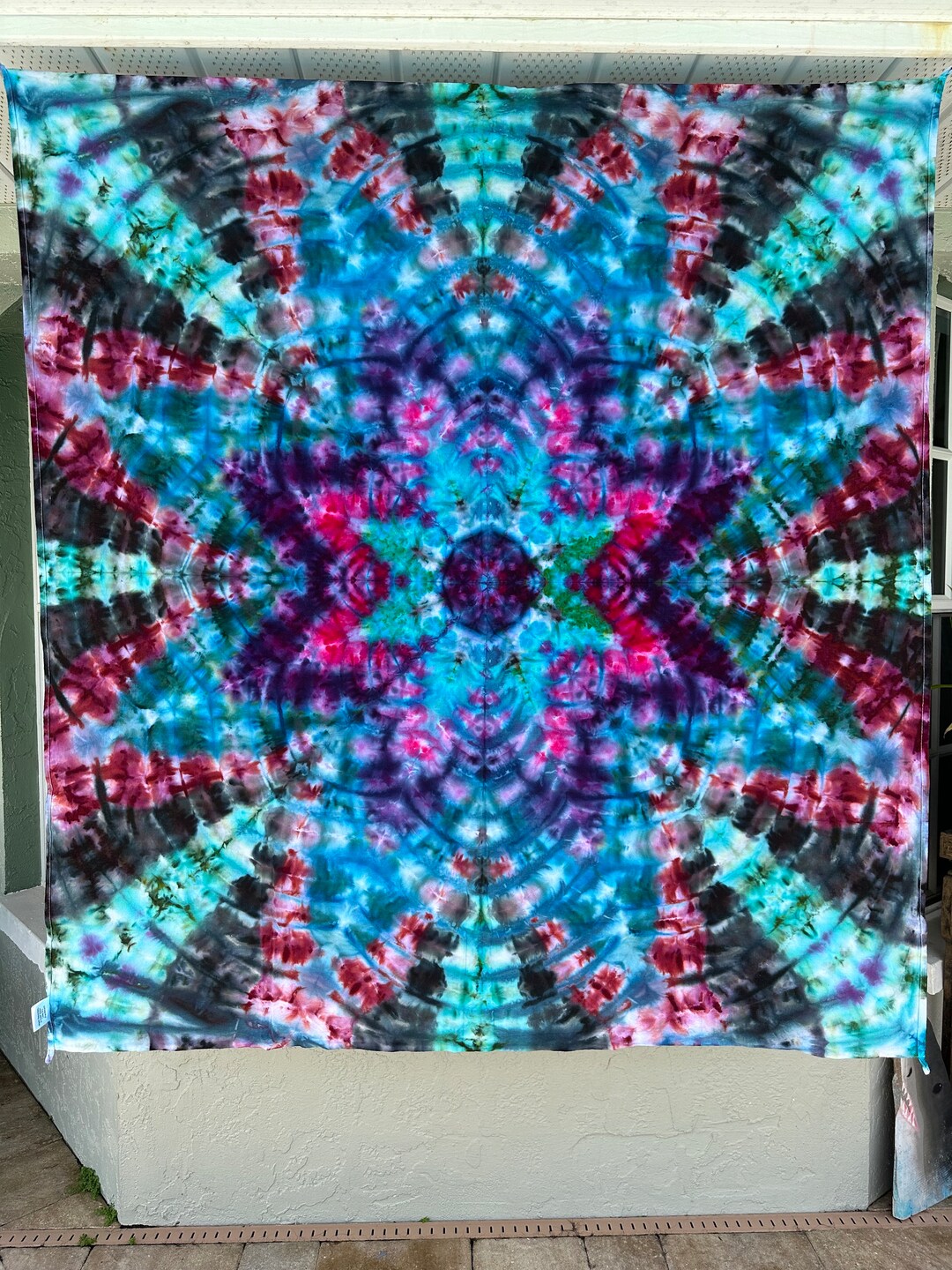Tie Dye Wall Hanging Etsy tie-dye-wall-hanging-etsy