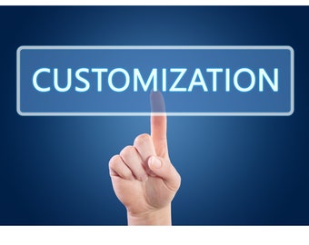 Add ON, add custom name, company name to items in my shop