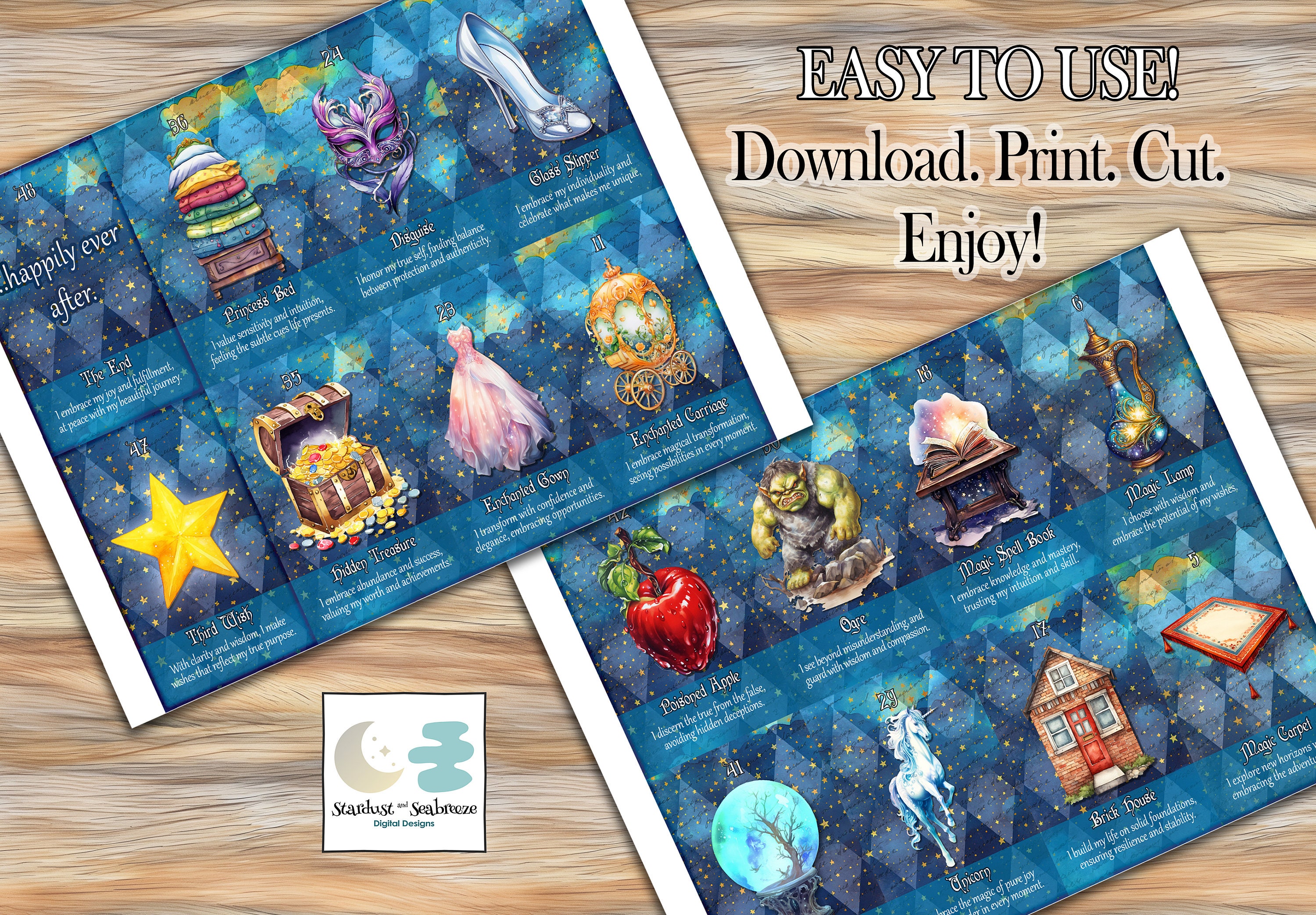 Fairytale Fortunes Oracle Deck: Printable Indie Oracle Cards ...