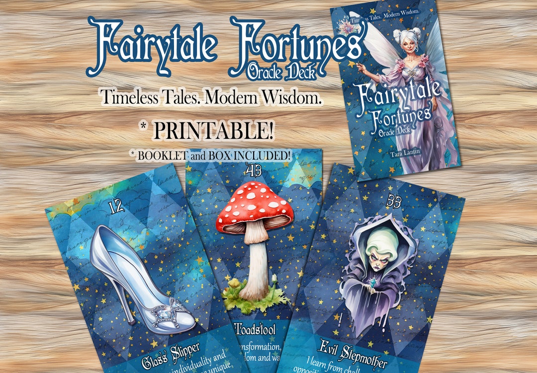 Fairytale Fortunes Oracle Deck: Printable Indie Oracle Cards - Etsy