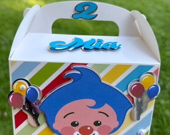 Plim Plim Favor Boxes | Plim Plim Birthday Party Favors | Personalized Kids Party Boxes | Toddler Birthday Decorations