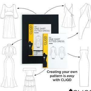 Kit de corte de padrão de vestido justo DIY