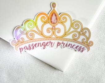 Passenger Princess Holographic Sticker