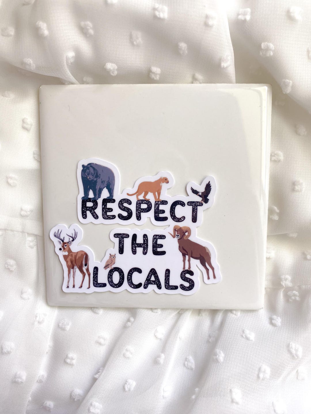 Respect Local Sticker Respect the Locals - Sticker - Etsy