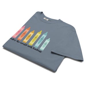 Color The World With Kindness - T - Shirt