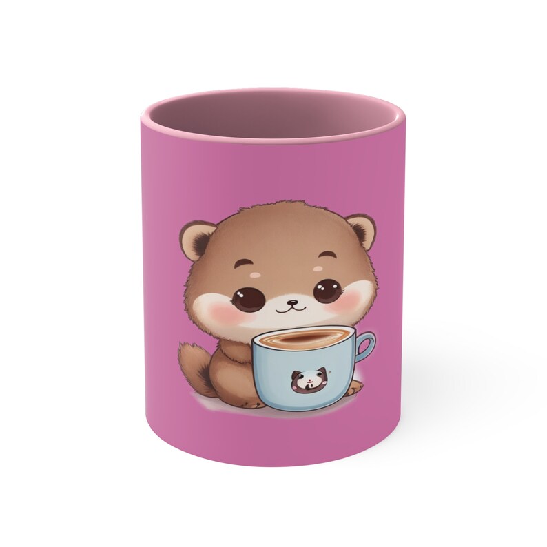 Cute Kawaii Animal Mug Accent Coffee Mug 11oz Etsy