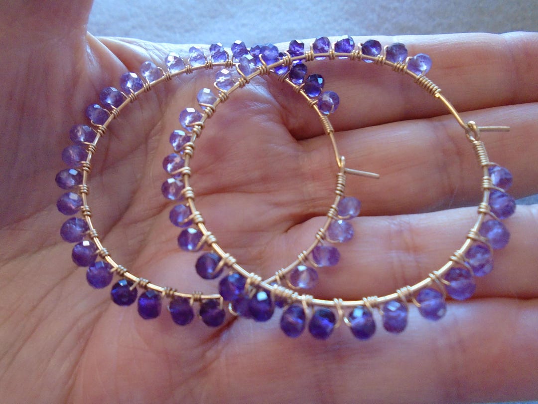Amethyst Orbit Earrings