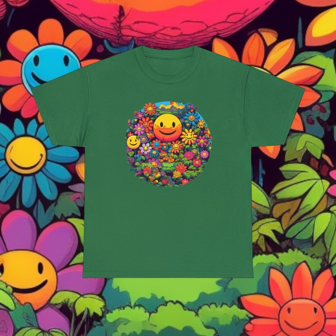 100 Smileys Flower Garden UN Etsy