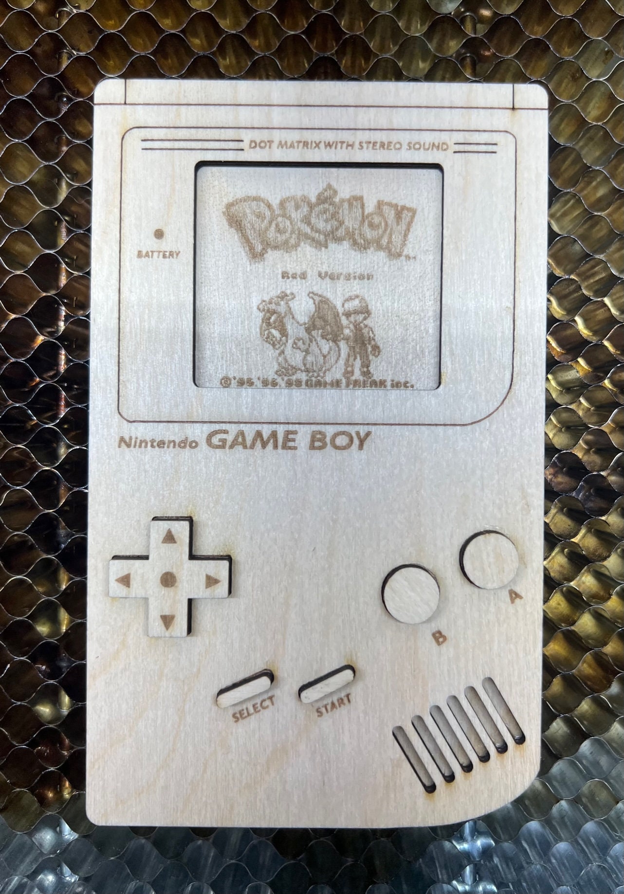 Gameboy 4 Layer SVG DXF Laser Engraving Etsy