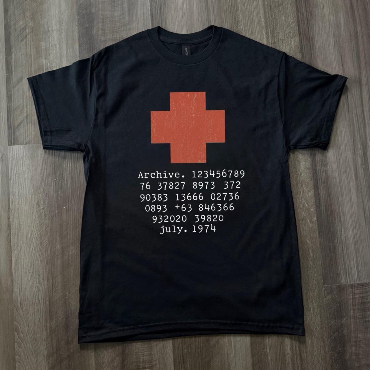 トップス Archive long t-shirts black cross トップス Archive long t-shirts black cross Long Sleeve