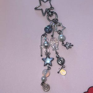 ocean aesthetic keychain | wave to earth, handmade bag charm!