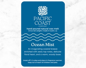 Ocean Mist Natural Wax Melt