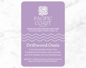 Driftwood Oasis Natural Wax Melt