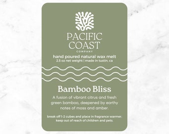 Bamboo Bliss Natural Wax Melt