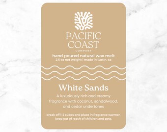 White Sands Natural Wax Melt