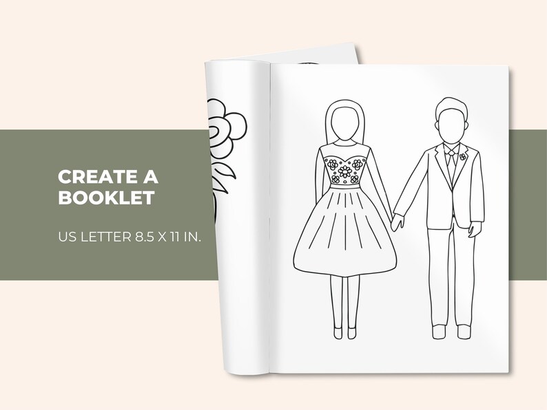 Wedding Coloring Book Wedding Coloring Page for Kids Wedding - Etsy