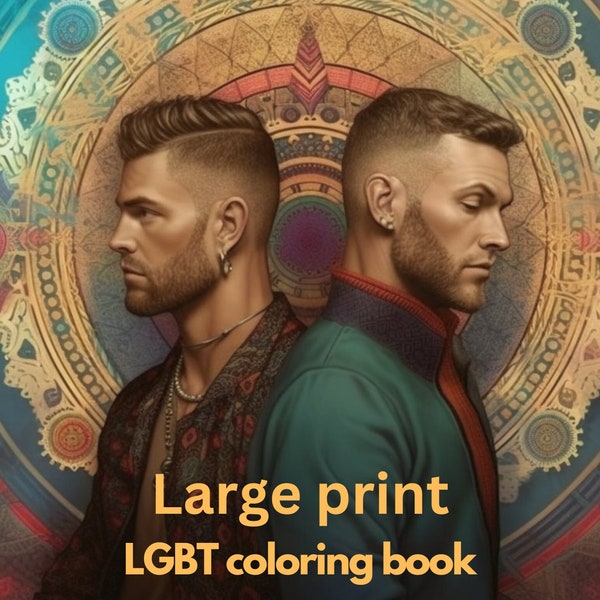 LGBT coloring book.