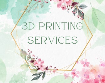 Custom 3D printing Service - Rapid Printing - MAIN COLORS INCLUDED!