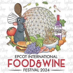 Food and Wine Festival 2025 Png, Little Chef Sublimation Design, Chef Mouse Png, Snackgoal Png, Funny Chef Gift, Snack Vacation Png