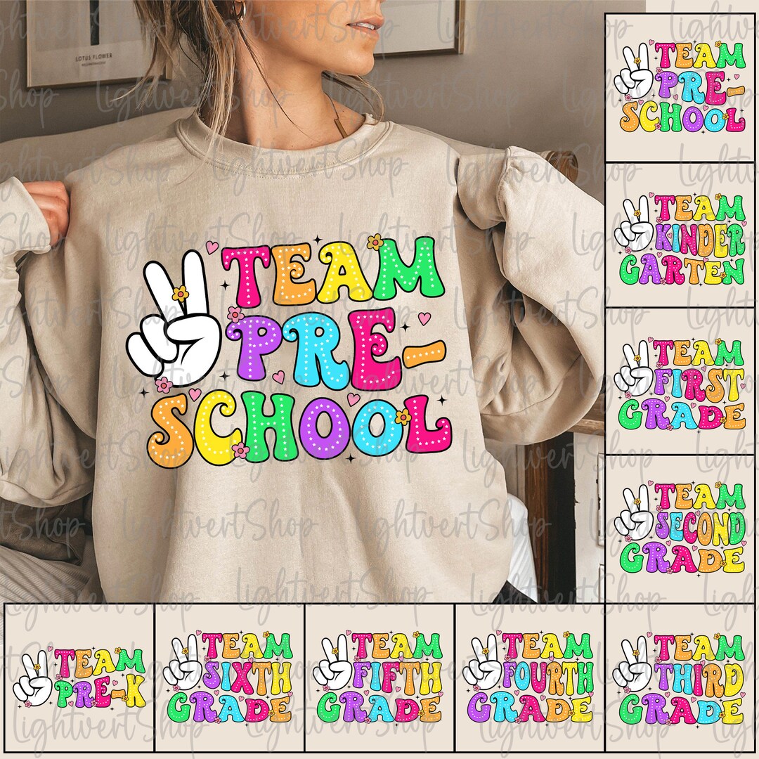 Team Grade Png Bundle, Back to School PNG, Teacher 1st/2nd/3rd Grade ...