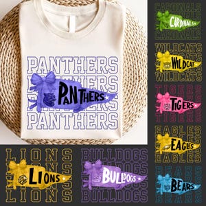 Pennant Spirit Png Bundle, Game Day, Varsity School Sport Design, Custom Pennant Flag Png, School Spirit, Personalized Mascot Team Flag Png
