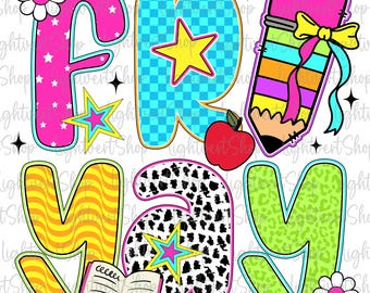 Joyeux vendredi png, vendredi soir png, preepy vendredi png, enseignant png, coquette à carreaux vendredi png, cadeau pour enseignant png, retour à l'école png