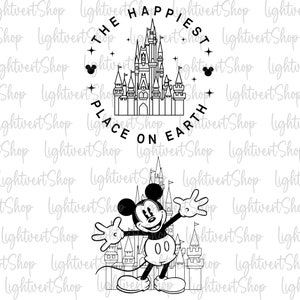Bundle Happiest Place On Earth Png, Family Trip 2025 Png, Family Vacation Png, Vacay Mode Png, Magical Kingdom Png, Mouse And Friends Png