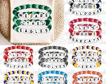 Bracelet Spirit Png, We're Football Team Png, Personalized Football Png, School Spirit, School Mascot Png, Favorite Team, Football Game Day