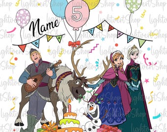 Personalized 5th Birthday Princess Png, Birthday Girl Png, Princess Png, Birthday Kids Shirt Design, 5th Birthday Girl Png, Digital Download