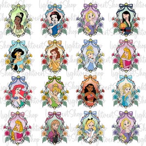 10+ Vintage Magical Princess Frame Bow Png Bundle,  Magical Trip 2025 , Happiest Place On Earth, Girls Trip, Princess Trip, Princess Squad