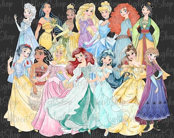 Todas las princesas PNG, Escuadrón de princesas PNG, Mejores amigas Princesas PNG, Castillo mágico, Mejores amigas PNG, Amistad PNG, Archivo PNG para sublimación