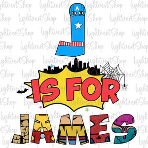 Letra personalizada para nombre de niño, diseño de camiseta, ropa de bebé personalizada (PNG), nombre de niño para camiseta (PNG), diseño de vacaciones para niño (PNG)
