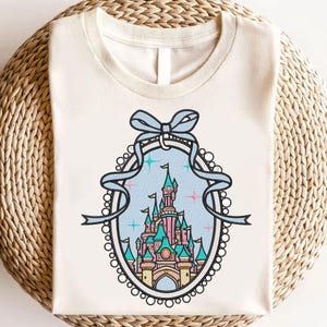Prinzessin Schloss Schleife Stickmuster Digitale Datei, Trendy Pes Stickerei für Mädchen Urlaub 2025, Prinzessin Pes Muster