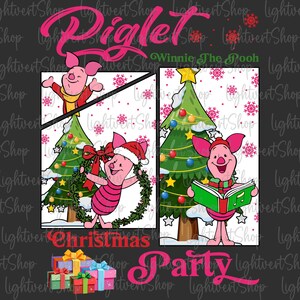 Funny Cartoon Squad Christmas Party 2025 PNG, Słodki Święty Mikołaj Świnka I Miód Niedźwiedź, Tryb Wakacyjny, Magic Kingdom, Zamek Balonowy, Projekt Przyjaźni