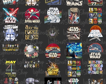 30 Files May The 4th Be With You Png Bundle , Cartoon 4th Be With You, May The Fourth Be With You Png, Sublimation Design Download